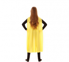 Manto de Super-Herói Criança Amarelo de 90cm Manto de Super-Herói Criança Amarelo de 90cm