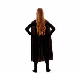 Black Children's Superhero Cape of 90 cm Black Children's Superhero Cape of 90 cm