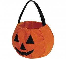 24x20cm Felt Pumpkin Basket