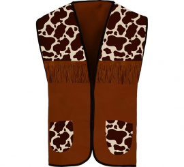 Chaleco Cowboy para adultos