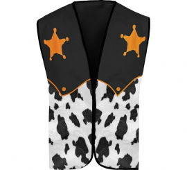 Chaleco Cowboy Sheriff para adultos