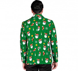 Jaqueta de Papai Noel Verde Masculina Jaqueta de Papai Noel Verde Masculina