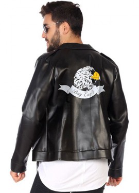 Chaqueta Negra de Estrella Rock para hombre