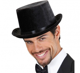 Black Velvet Wizard Top Hat Black Velvet Wizard Top Hat