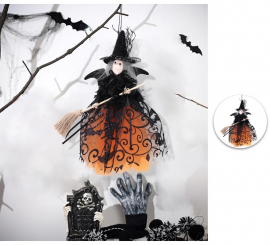 Orange Luxe Witch Pendant 29 cm