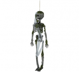 40cm Mossy Skeleton Pendant