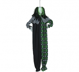 Green Clown Pendant with Light, Sound and Movement 165 cm Green Clown Pendant with Light, Sound and Movement 165 cm