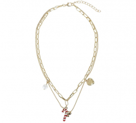 Christmas Cane Necklace Christmas Cane Necklace