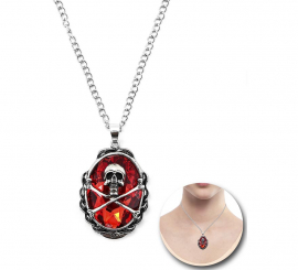 Red Diamond Pirate Necklace Red Diamond Pirate Necklace