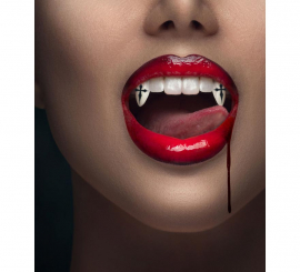 Fangs with Cross with Thermoplastic Fangs with Cross with Thermoplastic