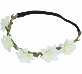 Corona de Flores blancas