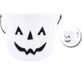 Cubo Calabaza Blanca de 19x15 cm