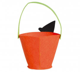 Cubo Calabaza de Fieltro de 20 cm