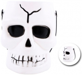 White Skull Cube, 14x16x17 cm White Skull Cube, 14x16x17 cm