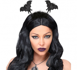 Tiara com morcegos