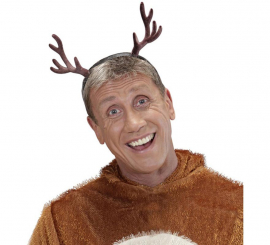 Diadema Cuernos de Reno Flocados