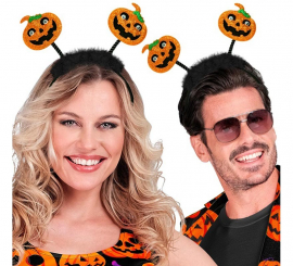 Diadema de Calabaza naranja
