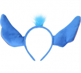 Bandeau monstre bleu avec cheveux