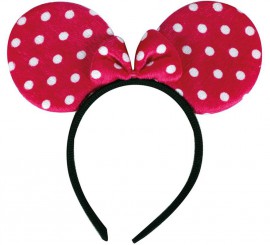 Little Mouse Headband with Polka Dots
