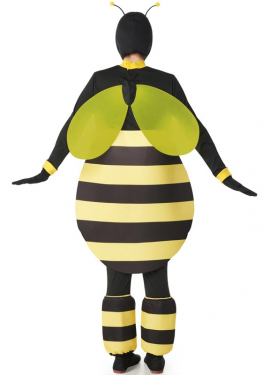 Fato de Abelha Gordinha com Asas para Homens Fato de Abelha Gordinha com Asas para Homens