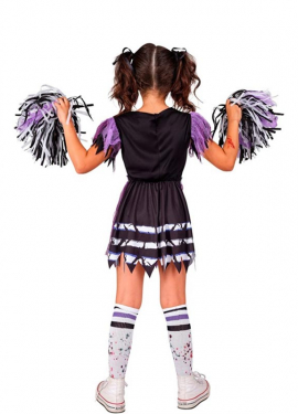 Costume de pom-pom girl zombie pour filles