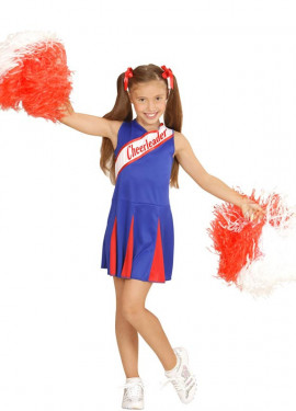 Blue and red lovely cheerleader costume for girl Blue and red lovely cheerleader costume for girl