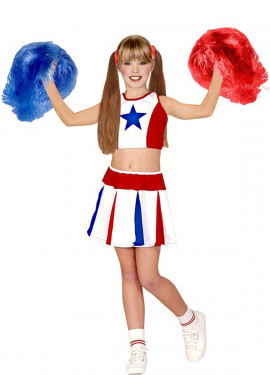 Tricolor star cheerleader costume for girl Tricolor star cheerleader costume for girl