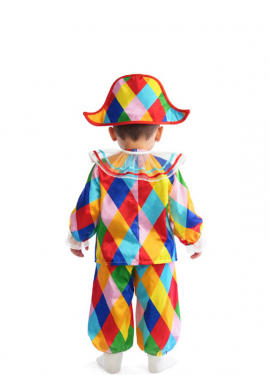 Disfraz de Arlequín multicolor para bebé
