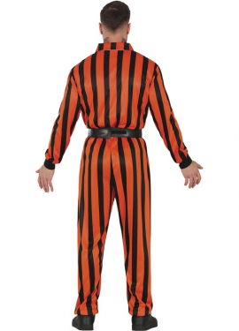 Men's Prisoner Harlequin Costume Men's Prisoner Harlequin Costume