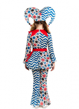 Harlequin Costume with Stars for Girls Harlequin Costume with Stars for Girls