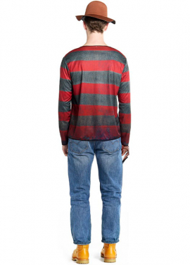 Men's Nightmare Killer Costume with Hat Men's Nightmare Killer Costume with Hat