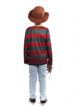 Nightmare Killer Costume with Hat for Boys Nightmare Killer Costume with Hat for Boys