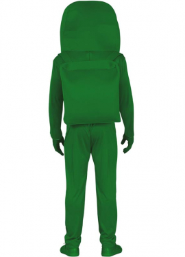 Fantasia de astronauta adolescente do Impostor Verde Fantasia de astronauta adolescente do Impostor Verde