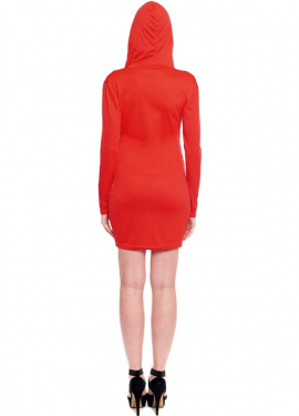 Short red robber costume for women Short red robber costume for women
