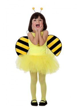 Fato de bailarina amarela para menina