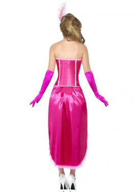 Disfraz de Bailarina de Burlesque Rosa para Mujer