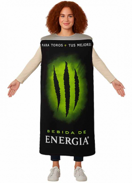 Disfraz de Bebida Energética grande para adulto