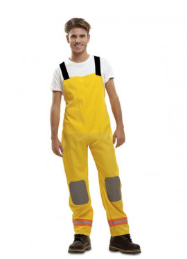 Disfraz de Bombero amarillo para hombre