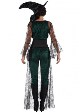 Fantasia de bruxa Green Coven para mulher Fantasia de bruxa Green Coven para mulher