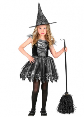 Spiderweb Witch Costume for Girls