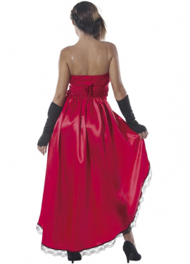 Red Can-can Burlesque Costume for Women Red Can-can Burlesque Costume for Women