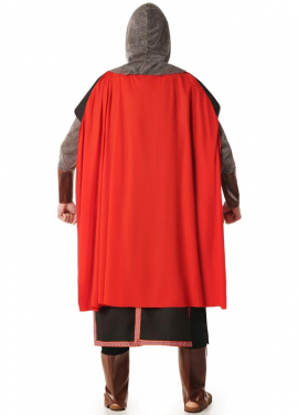 Fato de Cavaleiro Medieval Leão Negro para Homem Fato de Cavaleiro Medieval Leão Negro para Homem