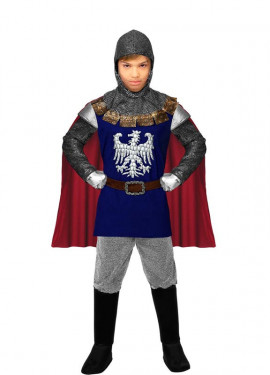 Fato de cavaleiro nobre medieval para menino Fato de cavaleiro nobre medieval para menino