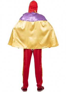 Fato de Capitão Salsicha com capa para homem