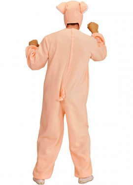 Fato masculina de porco com capuz