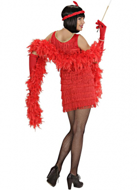 Fato Charleston Deluxe Vermelho Feminino