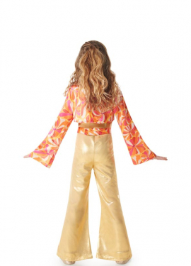 70s Gold Disco Girl Costume for Girls 70s Gold Disco Girl Costume for Girls