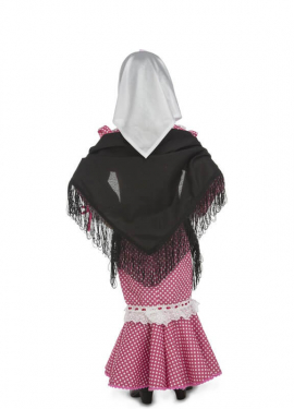 Fato de Chulapa rosa para bebé Fato de Chulapa rosa para bebé