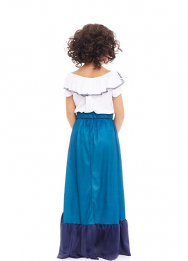 Fato tradicional colombiano para menina Fato tradicional colombiano para menina