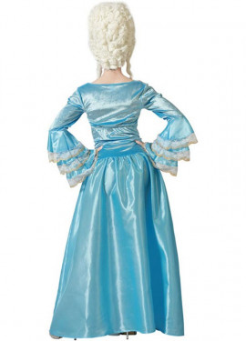 Fato de cortesã azul para mulher Fato de cortesã azul para mulher